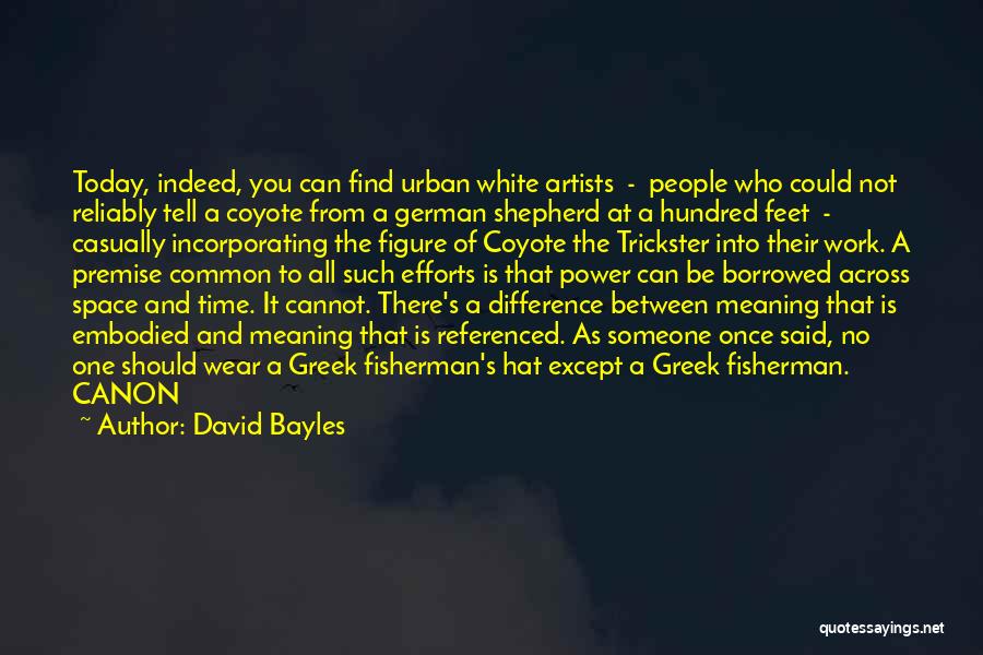 Artists Work Quotes By David Bayles