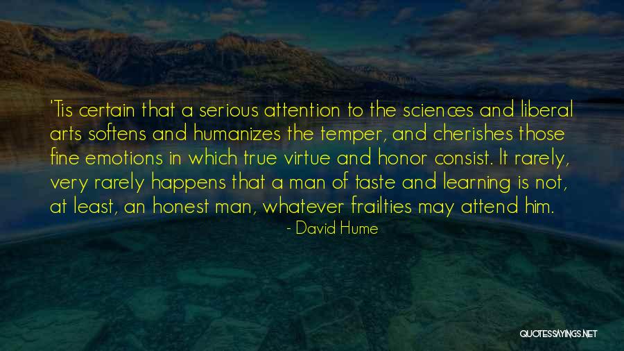 Arts And Science Quotes By David Hume