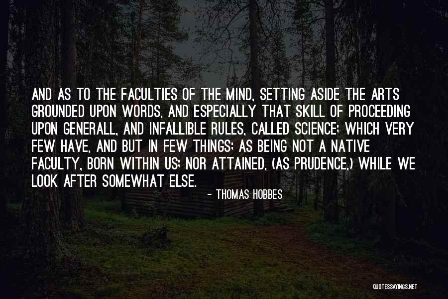 Arts And Science Quotes By Thomas Hobbes