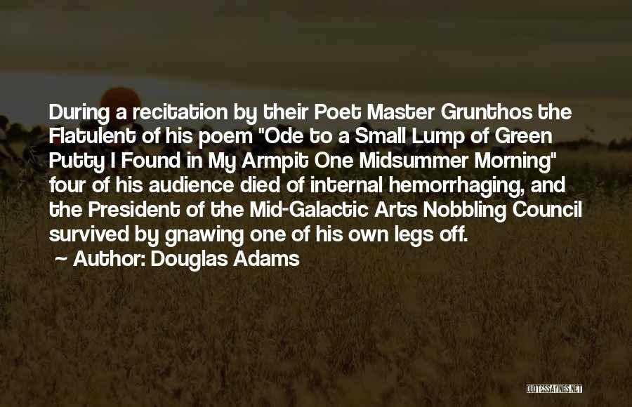 Arts Council Quotes By Douglas Adams