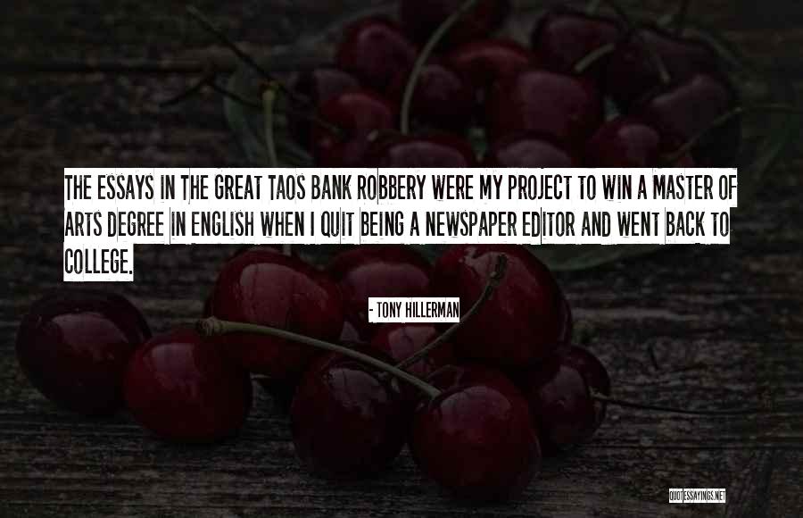 Arts Degree Quotes By Tony Hillerman Arts Degree Quotes By Tony Hillerman