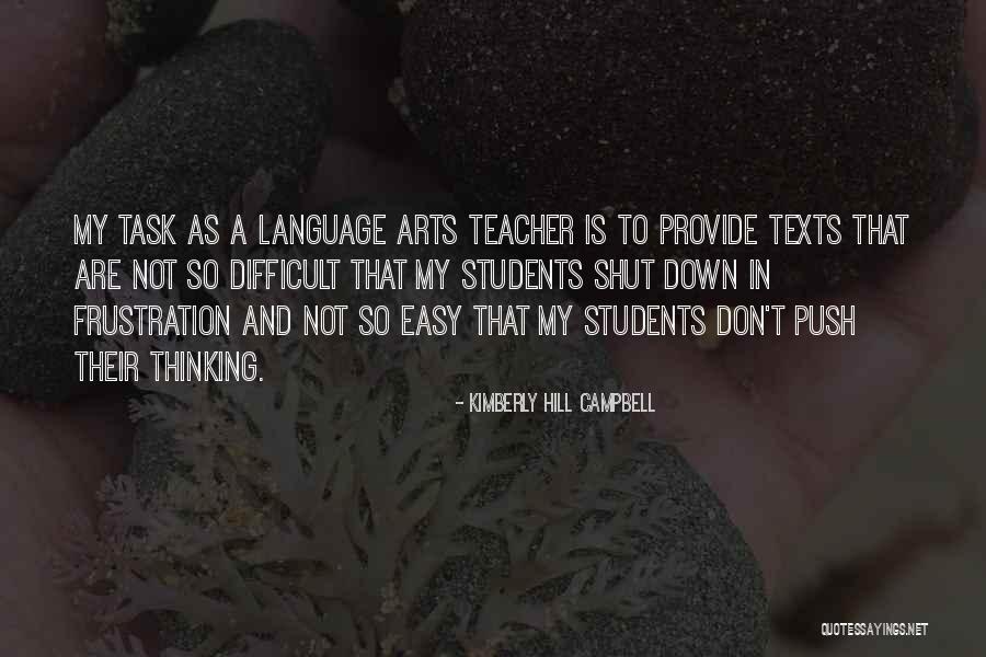 Arts Education Quotes By Kimberly Hill Campbell