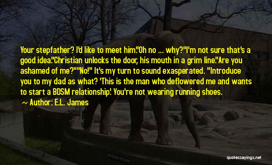 As A Man Quotes By E.L. James