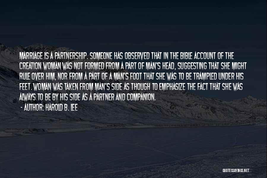 As A Man Quotes By Harold B. Lee