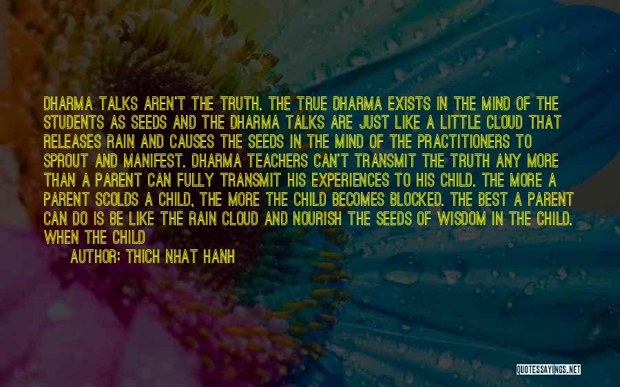 As A Parent Quotes By Thich Nhat Hanh