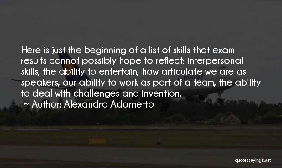 As A Team Quotes By Alexandra Adornetto