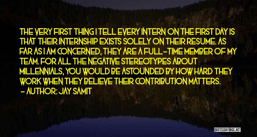 As A Team Quotes By Jay Samit