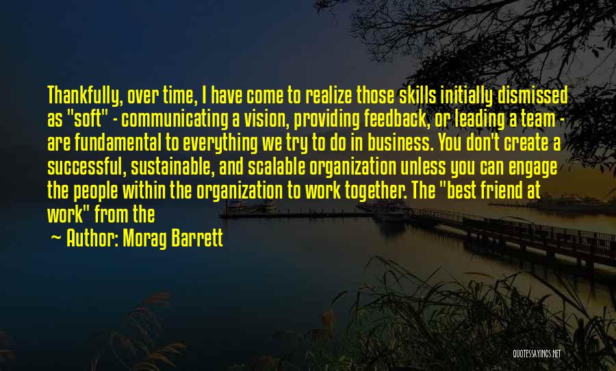 As A Team Quotes By Morag Barrett