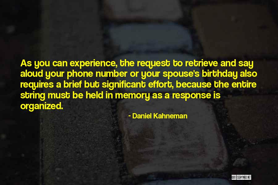 As Birthday Quotes By Daniel Kahneman As Birthday Quotes By Daniel Kahneman