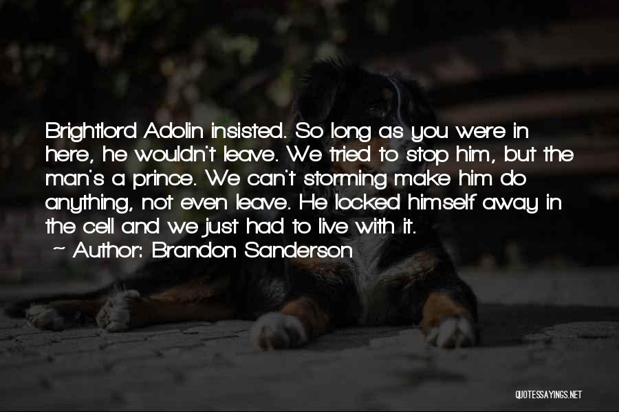 As Long As You Tried Quotes By Brandon Sanderson