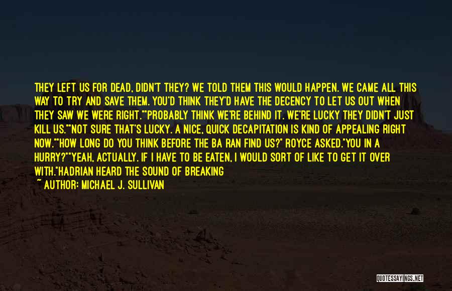 As Long As You Try Quotes By Michael J. Sullivan