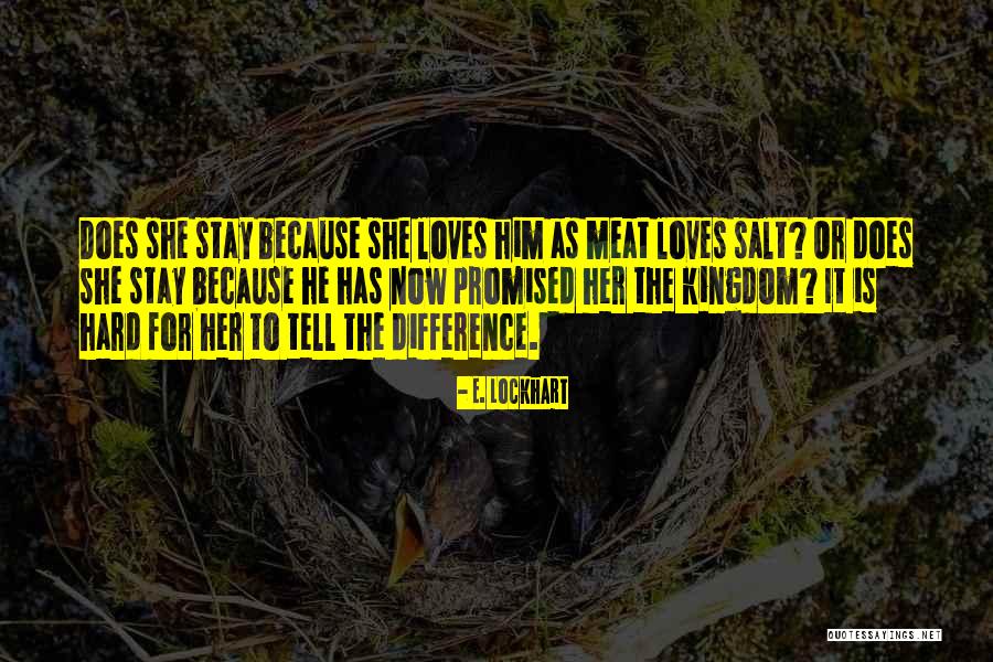 As Meat Loves Salt Quotes By E. Lockhart As Meat Loves Salt Quotes By E. Lockhart