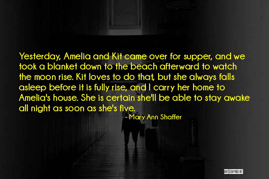 As Night Falls Quotes By Mary Ann Shaffer As Night Falls Quotes By Mary Ann Shaffer