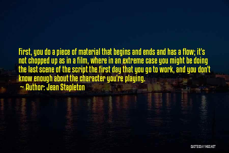 As The Day Ends Quotes By Jean Stapleton