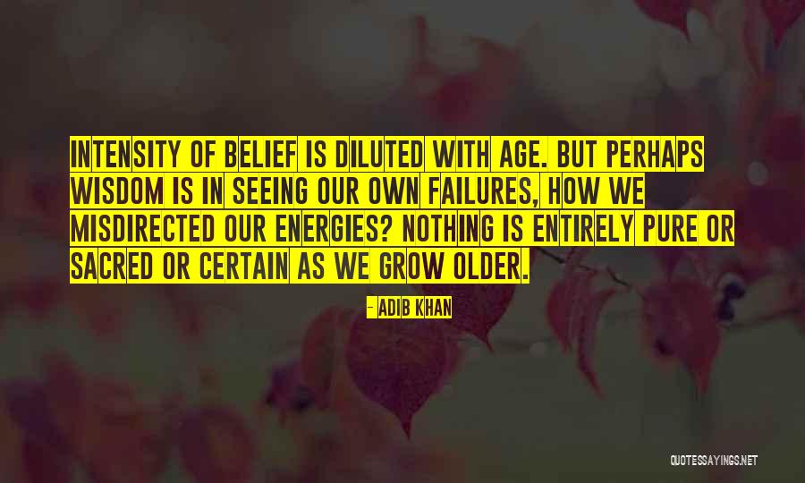 As We Grow Older Quotes By Adib Khan As We Grow Older Quotes By Adib Khan
