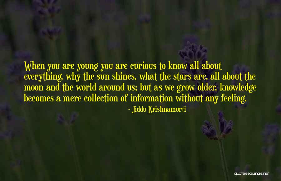 As We Grow Older Quotes By Jiddu Krishnamurti As We Grow Older Quotes By Jiddu Krishnamurti