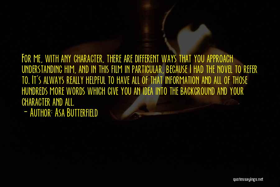 Asa Butterfield Quotes 2046129