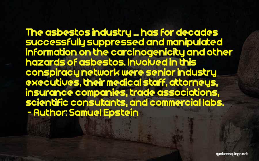 Asbestos Quotes By Samuel Epstein