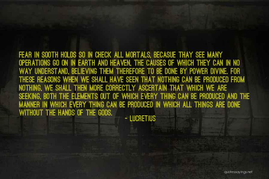 Ascertain Quotes By Lucretius Ascertain Quotes By Lucretius
