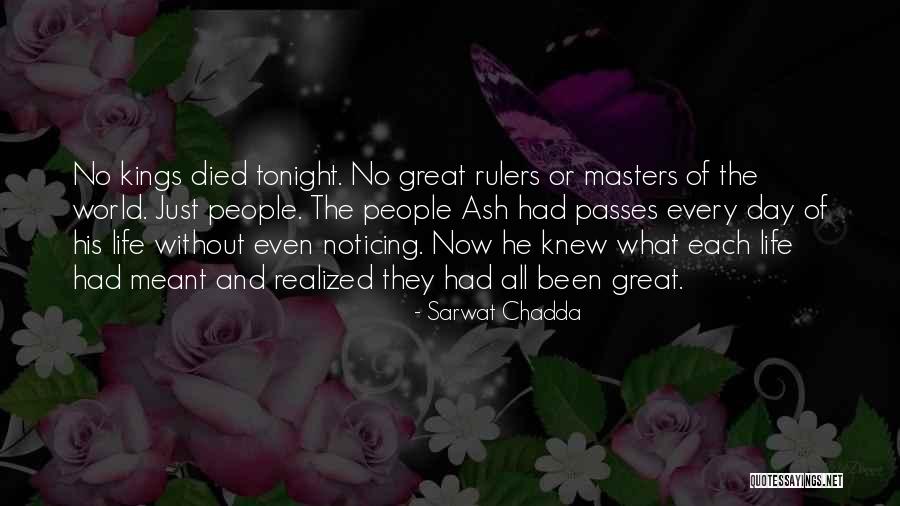 Ash Quotes By Sarwat Chadda