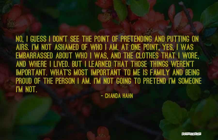 Ashamed Of Me Quotes By Chanda Hahn