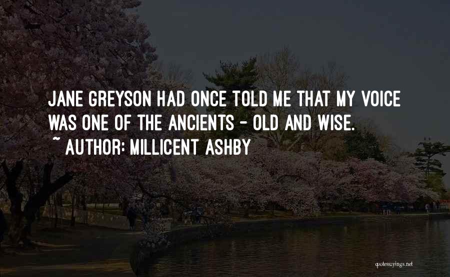 Ashby Quotes By Millicent Ashby