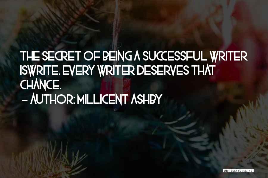 Ashby Quotes By Millicent Ashby
