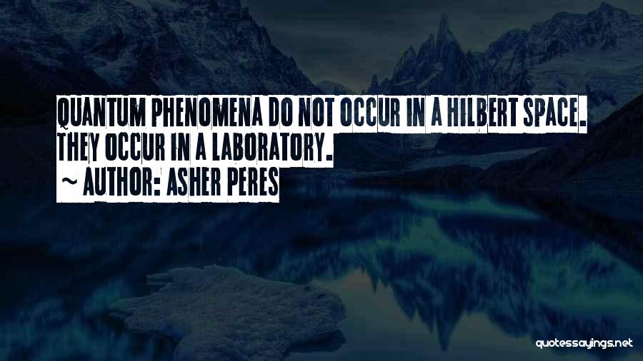 Asher Peres Quotes 466911