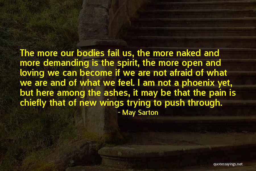 Ashes Of The Phoenix Quotes By May Sarton Ashes Of The Phoenix Quotes By May Sarton