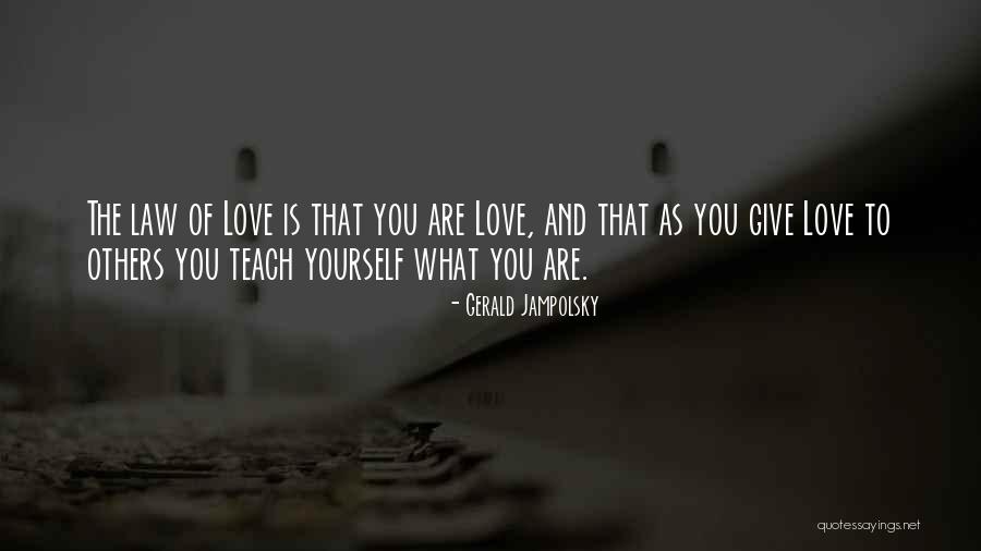 Ashikin Quotes By Gerald Jampolsky Ashikin Quotes By Gerald Jampolsky