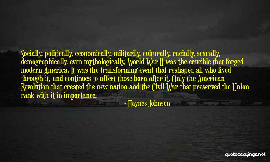 Ashritha Aki Quotes By Haynes Johnson Ashritha Aki Quotes By Haynes Johnson