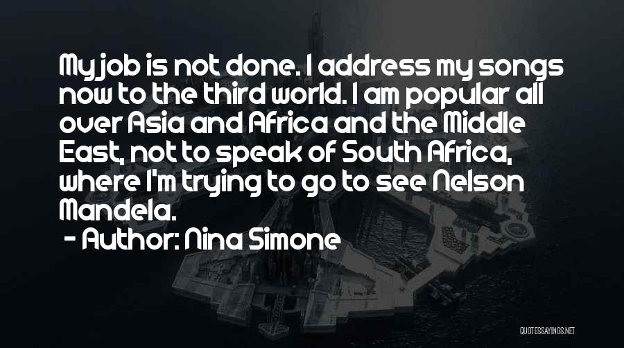 Asia Africa Quotes By Nina Simone