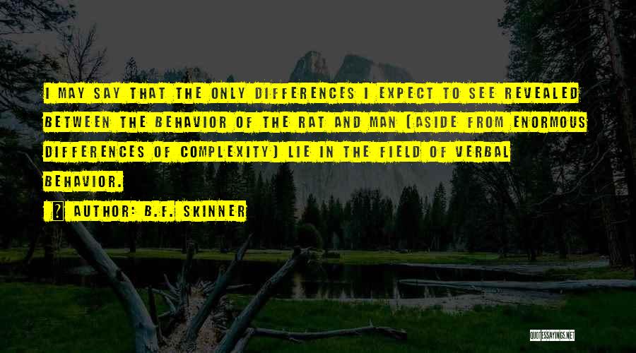 Aside Quotes By B.F. Skinner