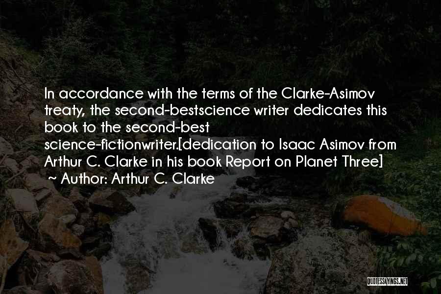 Asimov's Science Fiction Quotes By Arthur C. Clarke