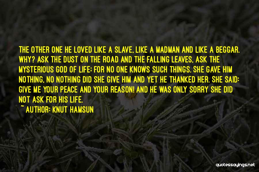 Ask God Why Quotes By Knut Hamsun