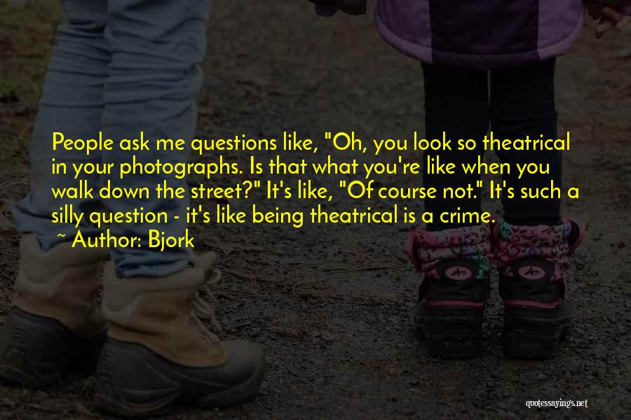 Ask Me A Question Quotes By Bjork