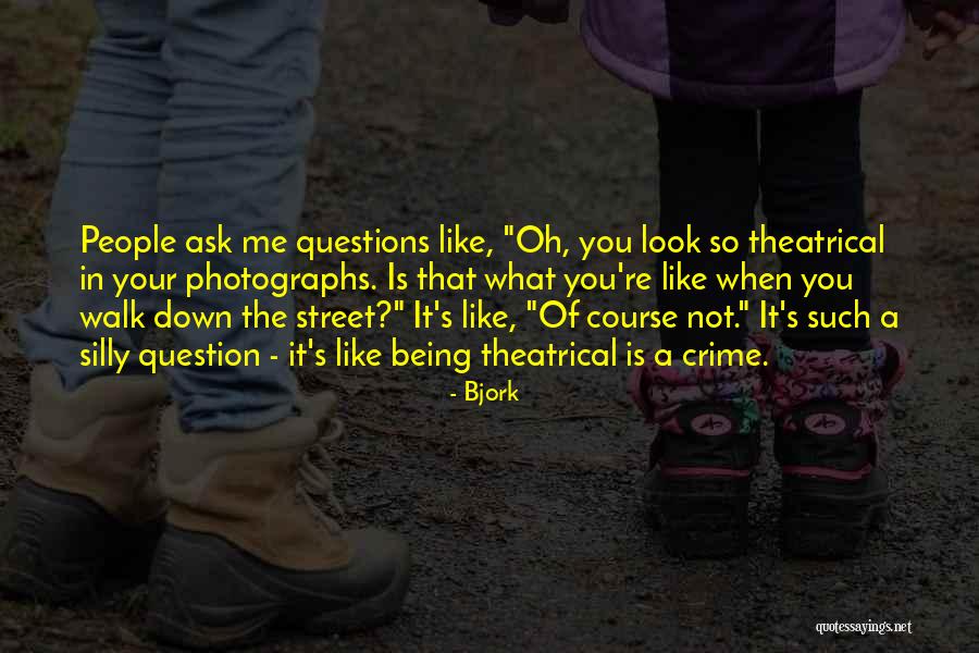 Ask Me A Question Quotes By Bjork