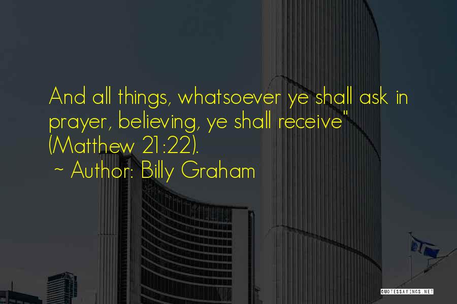 Ask Receive Quotes By Billy Graham