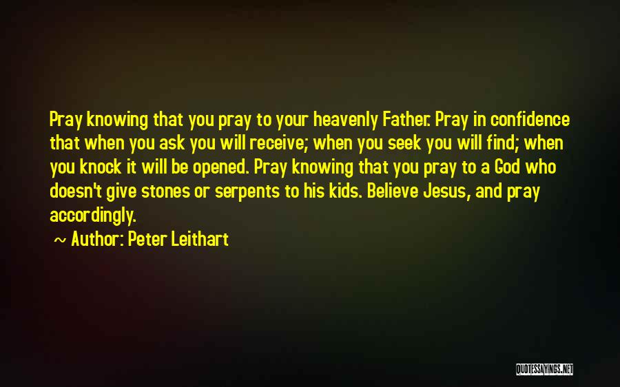 Ask Receive Quotes By Peter Leithart