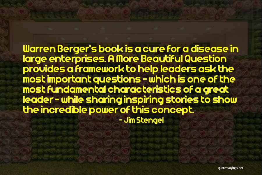 Ask The Question Quotes By Jim Stengel