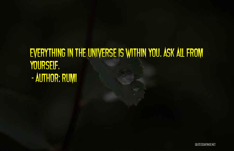 Ask The Universe Quotes By Rumi