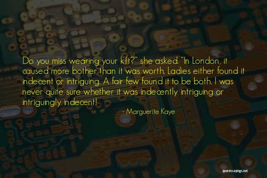 Asked Quotes By Marguerite Kaye