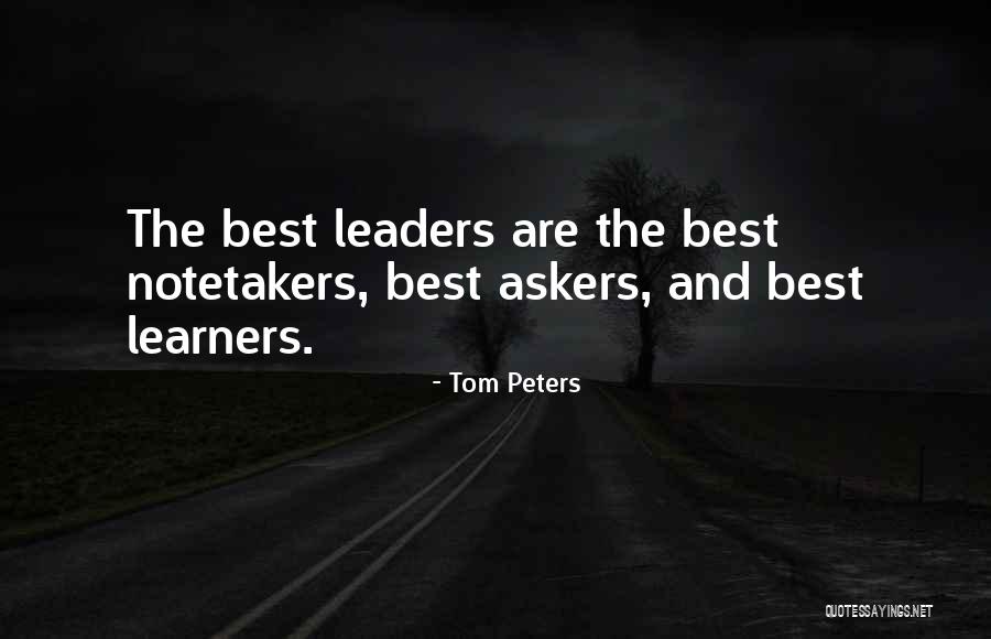Askers Quotes By Tom Peters Askers Quotes By Tom Peters
