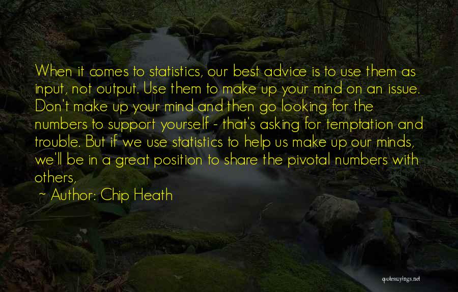 Asking For Help Quotes By Chip Heath