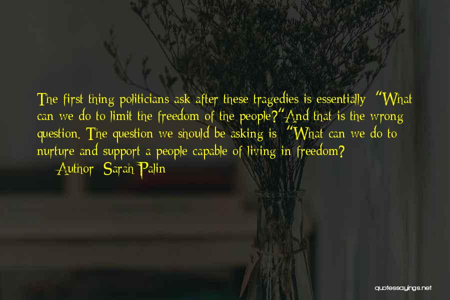 Asking For Support Quotes By Sarah Palin