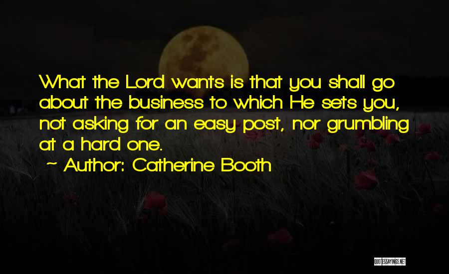 Asking For The Business Quotes By Catherine Booth