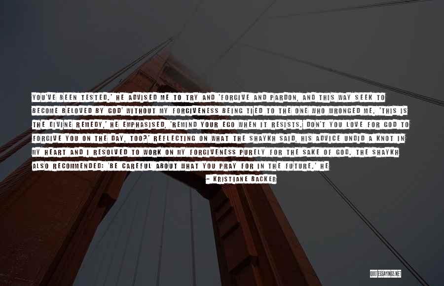Asking God For Forgiveness Quotes By Kristiane Backer Asking God For Forgiveness Quotes By Kristiane Backer