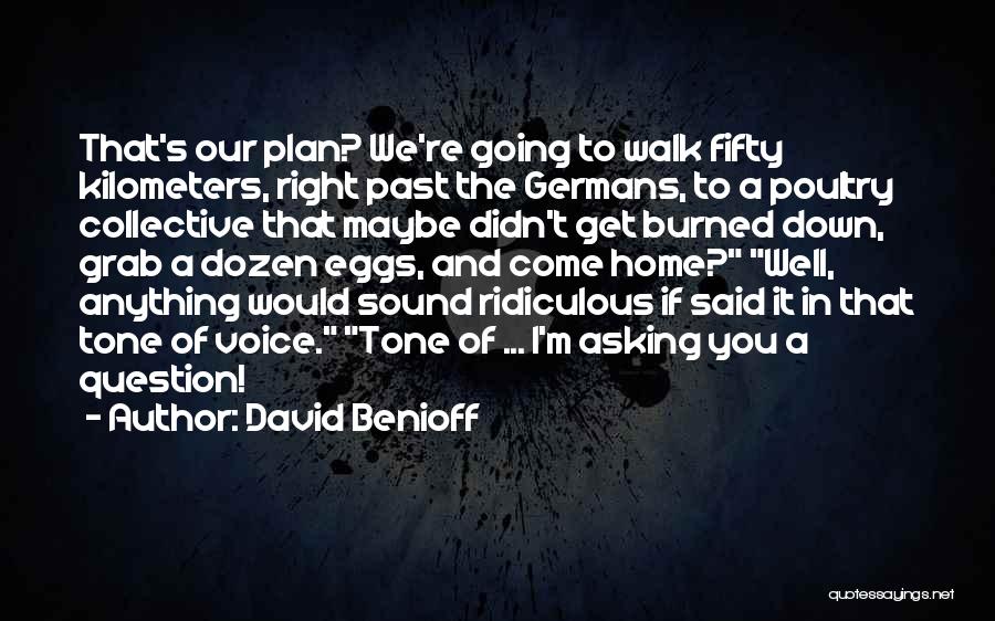 Asking Quotes By David Benioff