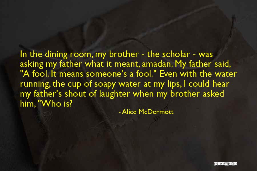 Asking Sorry To Brother Quotes By Alice McDermott