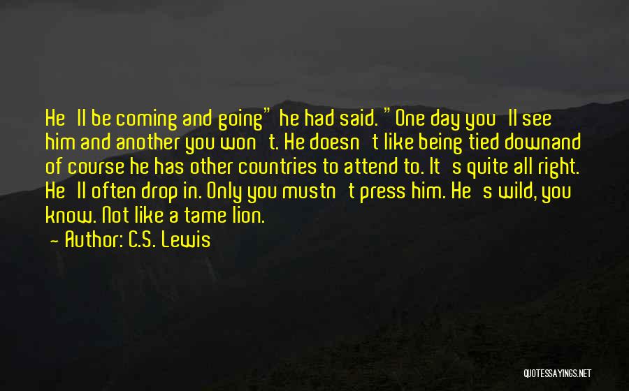 Aslan The Lion Quotes By C.S. Lewis